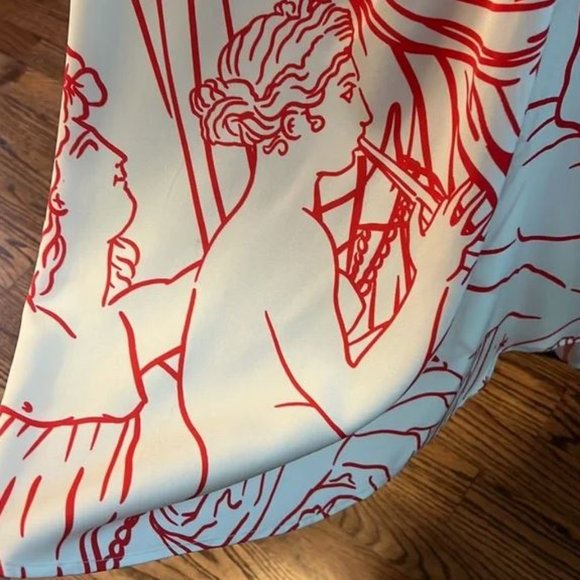 NWT Christopher Esber - Sculpted Twisted Tank Dress In Odyssey Print - Picture 9 of 13